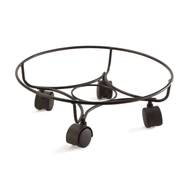 Panacea 13" (33cm) Heavy Duty Black Plant Pot Caddy 3 Panacea 13" (33cm) Heavy Duty Black Plant Pot Caddy