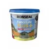 Ronseal 5 Litre Slate Grey Fence Life Plus Paint -Garden Care 5010214876297 ca406419 bfad 4d30 b346 5e8518d23268
