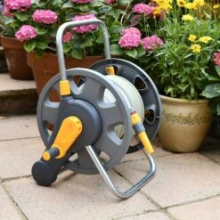 Hozelock 2-in-1 Assembled Empty Hose Reel -Garden Care 5010646046473 3