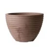 Stewarts 50cm Dark Brown Low Honey Garden Pot Planter -Garden Care 5011431098479