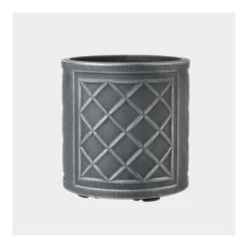 Stewarts 44cm Lead Effect Round Planter