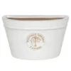 Woodlodge 26cm White Edwardian Glazed Wall Planter 1 Woodlodge 26cm White Edwardian Glazed Wall Planter -Garden Care 5021346475678