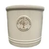 Woodlodge 38cm White / Cream Glazed Heritage Cylinder Pot -Garden Care 5021346500646 dfb0514a bf27 4b78 af9d 0fa14863b2b5