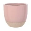 Woodlodge 26cm Pastel Pink Glazed Egg Pot -Garden Care 5021346502015