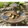 Smart Solar 84cm Duck Family Solar Water Feature -Garden Care 5050642000543
