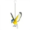 La Hacienda Hanging Metal Blue Tit In Flight -Garden Care 5055025558611
