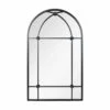La Hacienda 100cm Black Arched Arundel Indoor/Outdoor Mirror -Garden Care 5055025559083 2b5636a9 fb88 4ac7 ac59 50c208fce402