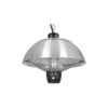 La Hacienda 41cm Silver Hanging Mushroom Patio Heater