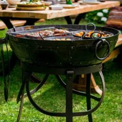 Kadai 80cm Recycled Firebowl With High & Low Stands -Garden Care 5060345972924 3 d31515b1 067a 4a81 85c7 87b45a69ec1c