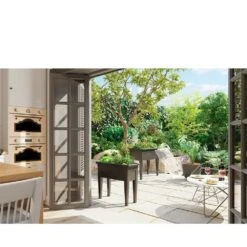 Artevasi 80cm Anthracite Venezia Grow Box Planter -Garden Care 5600442825183 3