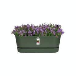 Elho 70cm Living Concrete Greenville Trough Long -Garden Care 8711904357764 3