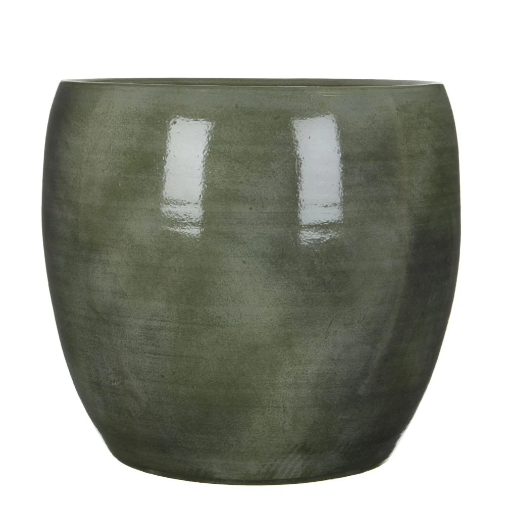 Edelman 38cm Green Lester Terracotta Houseplant Pot 3 Edelman 38cm Green Lester Terracotta Houseplant Pot