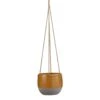 Edelman 13.5cm Ochre Resa Hanging Houseplant Pot -Garden Care 8718861769548