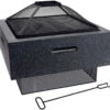 Koopman 52cm Square Firebowl With BBQ Rack 2 Koopman 52cm Square Firebowl With BBQ Rack -Garden Care 8719987388835