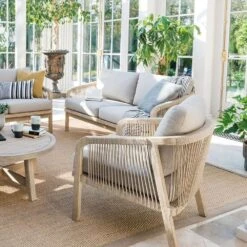 Kettler Cora Rope Lounge Wooden Armchair (Pair) 9 Kettler Cora Rope Lounge Wooden Armchair (Pair) -Garden Care 9333190256874 4