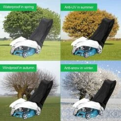 210D Lawn Mower Protective Cover Oxford Cloth Lawnmower Protective Cover For Most Lawn Mower Models -Garden Care 100161348 5
