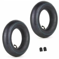 Pack Inner Tube 4.00/3.50-6 350/400-6 3.50-6 4.00-6 4.10-6 With TR87 Angled Valve Stem Replacement For Hand Trucks Lawn Mowers Garden Trailers Wheelbarrows