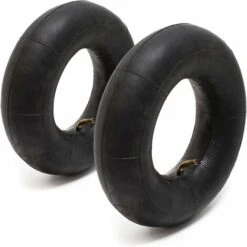 2 Pieces Inner Tube Tire Series 4.10/3.50-4 Inch, For Wheelbarrow, Stroller, Hand Truck, Lawn Mower, Snow Blower, Generator And More