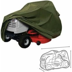 Mower Lawn Mower Cover, Waterproof, Strong And Durable, UV And Water Resistant Cover For Ride On Garden Tractor (170x61x117cm) -Garden Care 100214753 3