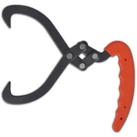 4 Pcs Log Tongs With PVC Handle VidaXL 4 4 Pcs Log Tongs With PVC Handle VidaXL - Image 2
