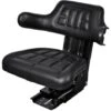 Tractor Seat With Suspension Black VidaXL -Garden Care 1018652 1