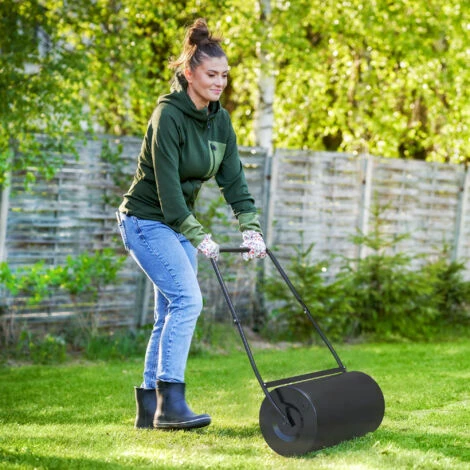 DURHAND Heavy Duty Garden Lawn Roller Push Tow Water Sand Filled 46L Equipment 5 DURHAND Heavy Duty Garden Lawn Roller Push Tow Water Sand Filled 46L Equipment - Image 3