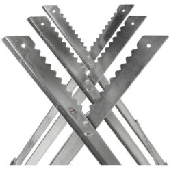 Sawhorse Type 2 Metal Folding - Log Saw Horse, Foldable Sawhorse, Folding Sawhorse -Garden Care 12354669 4