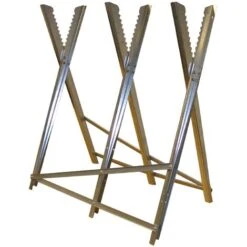 Handy Foldable Serrated Edged Saw Horse For 12in/30cm Diameter Logs