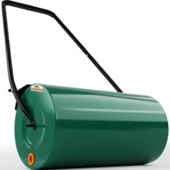 Garden Lawn Roller 60cm 60L 60Kg Gardenng DIY Tool Water Sand Filled Grass Uneven Ground Seed Levelling Drum Scraper