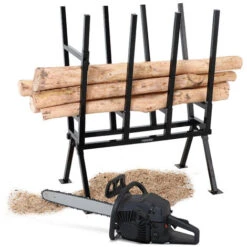 Height Adjustable Saw Horse Made Of Steel - Wood Cutting Sawing Tool Stand Metal 8 Height Adjustable Saw Horse Made Of Steel - Wood Cutting Sawing Tool Stand Metal -Garden Care 18456691 2