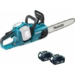 Makita DUC353Z 18v Twin 36v Brushless Chainsaw With 2 X 5Ah Batteries