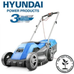 Electric Lawnmower Hyundai HYM3300E 1200W / 230V 33cm Rotary Rear Roller Mulching