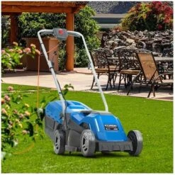 Electric Lawnmower Hyundai HYM3300E 1200W / 230V 33cm Rotary Rear Roller Mulching -Garden Care 21189820 4