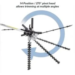 Petrol Pole Hedge Trimmer/Pruner Hyundai HYPT5200X 52cc Long Reach -Garden Care 23422840 5