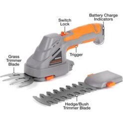 Terratek Telescopic 2 IN 1 7.2V Li-ion Cordless Hedge Trimmer, Topiary Shears, Hand Held Trimmer, Cordless Shears 10 Terratek Telescopic 2 IN 1 7.2V Li-ion Cordless Hedge Trimmer, Topiary Shears, Hand Held Trimmer, Cordless Shears -Garden Care 23529694 4