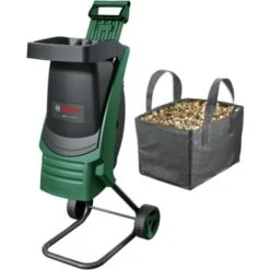 Bosch AXT Rapid 2200 Razor Sharp Garden Shredder + Collection Bag & Cover