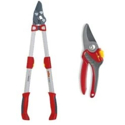 Wolf-Garten Wolf Garten RR900T POWER Cut Bypass Telescopic Loppers & RR2500 Pruner Secateurs