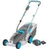 Swift 40V 37cm Cordless Lawnmower, Brushless Battery Lawn Mower With 2-in-1 Mulch And Catch 40L Grass Bag & 5-level Central Cutting Height, Including 1pc 2.0Ah Battery And Charger -Garden Care 29980927 1