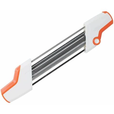 Hand Mini Mini Grinder Head File Chainsaw Sharpener 2 In 1 Easy File Sharpener, Orange 4 Hand Mini Mini Grinder Head File Chainsaw Sharpener 2 In 1 Easy File Sharpener, Orange - Image 2