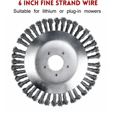 15cm Steel Wire Wheel Garden Weed Brush Lawn Mower Grass Eater Trimmer Brush Cutter Tools Garden Lawn Mower Head 3 Type 3 15cm Steel Wire Wheel Garden Weed Brush Lawn Mower Grass Eater Trimmer Brush Cutter Tools Garden Lawn Mower Head 3 Type