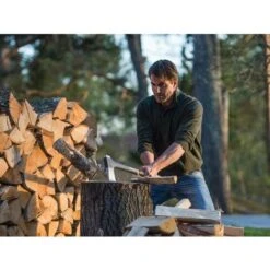 Fiskars L-X21 122473 Splitting Axe 1.6kg 3.5lbSoft Grip FSK1015642 & Sharpener -Garden Care 36914436 3