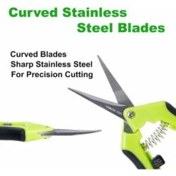 Handheld Gardening Pruner For Bonsa, High Precision Garden Scissors With Curved Blade And Stainless SOEKAVIA -Garden Care 37153388 3