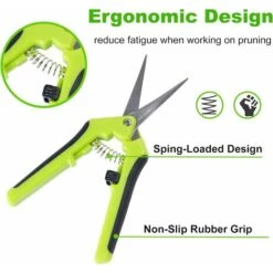 Handheld Gardening Pruner For Bonsa, High Precision Garden Scissors With Curved Blade And Stainless SOEKAVIA -Garden Care 37153388 5