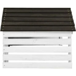 Robotic Lawn Mower Garage Black And White 78x74x54 Cm Firwood VidaXL 10 Robotic Lawn Mower Garage Black And White 78x74x54 Cm Firwood VidaXL -Garden Care 37532426 4