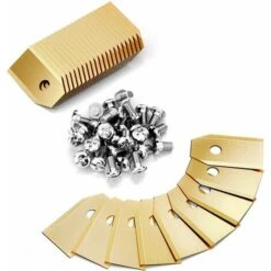 Replacement Titanium Blade For Husqvarna Lawn Mower, Pack Of 30 Lawn Mower Blade, Lawn Mowers Accessories With Screws