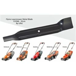 2 X Flymo Lawnmower Metal Blade - 32cm (13&quot) FLY046 -Garden Care 51733913 3