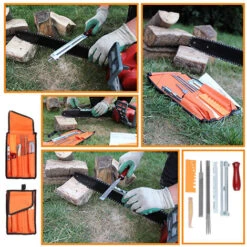 10 X Chainsaw File Filing Kit Chain Sharpening Chain Saw Filing Tool Hasaki -Garden Care 51940661 4
