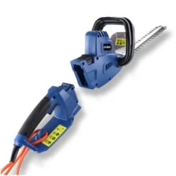 Corded Electric Pole Hedge Trimmer/Pruner Hyundai HYP2HT550E 550W 450mm 2-in-1 Convertible -Garden Care 54675317 3