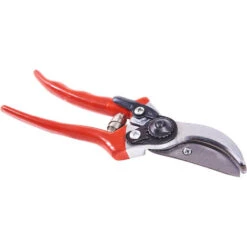Amtech Garden Secateurs - Heavy Duty Pruning Scissors, Easy To Use With Ergonomic Anti-Slip Handles, Sharp Steel Blades And Long Lasting, With Safety Catch And Volute Spring