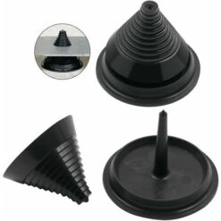 4 Pieces Lawn Mower Blade Sharpener Universal Lawn Mower Sharpener Accessories For Lawn Mowers With 1Pcs Blade Balancing Kit,50 X 47mm -Garden Care 56637921 4